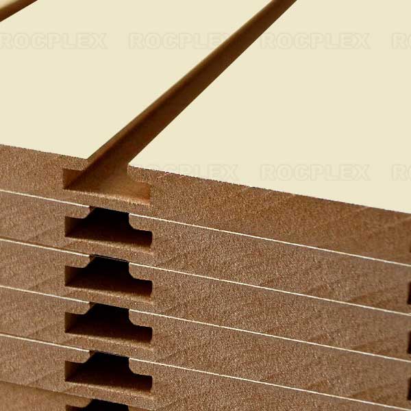 Melamine slotted board